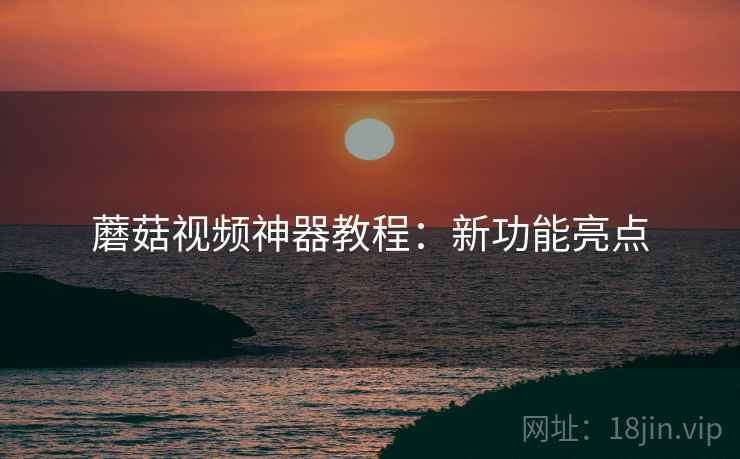 蘑菇视频神器教程：新功能亮点